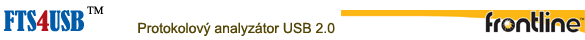 FTS4USB od Frontline Test Equipment, Inc. - protokolov analyztor USB